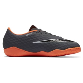 Nike Hypervenom PhantomX 3 Academy IC JR AH7295-081-S jalkapallokengät harmaa
