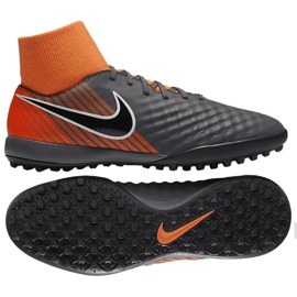Nike Obrax 2 Academy Df Tf M AH7311-080-S jalkapallokengät harmaa harmaa