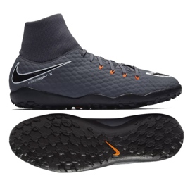 Jalkapallokengät Nike Hypervenom PhantomX 3 Academy Df Tf M AH7276-081-S harmaa harmaa