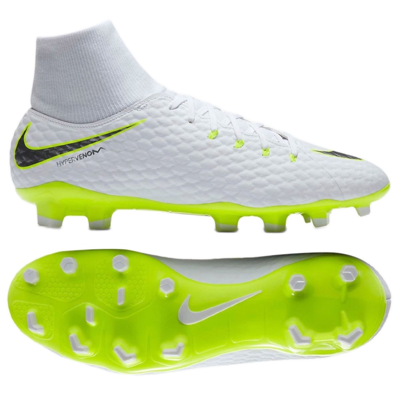 Nike Hypervenom Phantom 3 Academy Df Fg M AH7268-107 jalkapallokengät monivärinen valkoinen