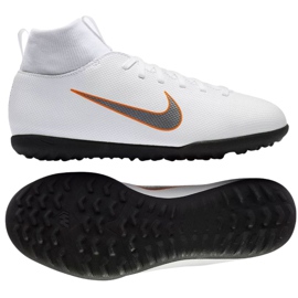 Nike Mercurial SuperflyX 6 Club Jr AH7345-107 jalkapallokengät monivärinen valkoinen
