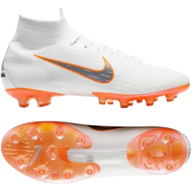 Nike Mercurial Superfly 6 Elite Ag Pro M AH7377-107 jalkapallokengät valkoinen valkoinen