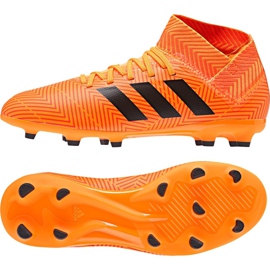 Adidas Nemeziz 18.3 Fg Jr DB2352 jalkapallokengät monivärinen oranssi