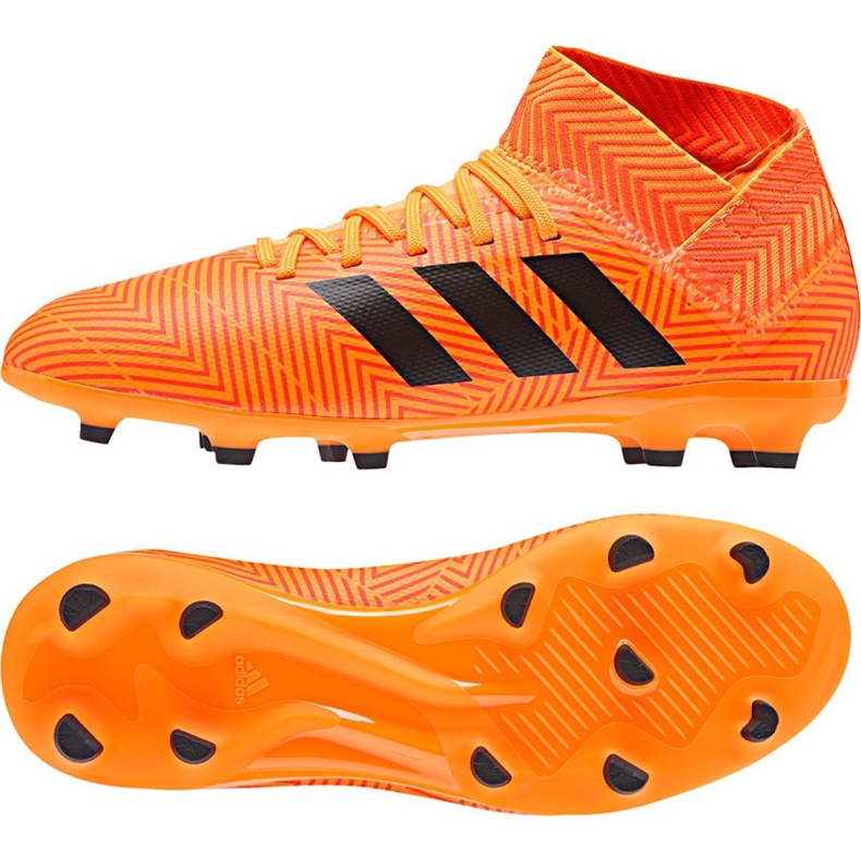 Adidas Nemeziz 18.3 Fg Jr DB2352 jalkapallokengät monivärinen oranssi