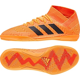 Adidas Nemeziz Tango 18.3 IN Jr DB2373 jalkapallokengät oranssi
