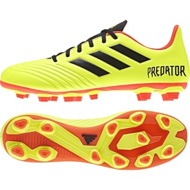 Adidas Predator 18.4 FxG M DB2005 jalkapallokengät monivärinen keltainen