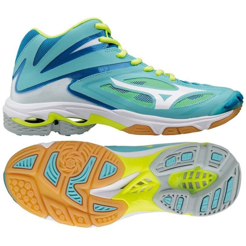 Mizuno Wave Lightening Z3 Mid W V1GC170504 lentopallokengät sininen sininen