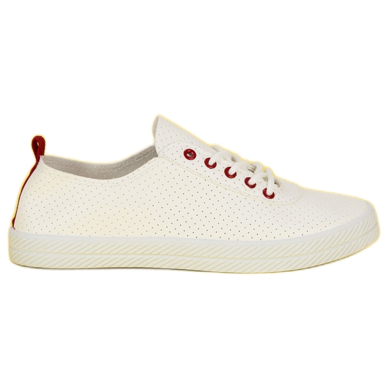 Kylie Avoimet sidotut lenkkarit valkoinen