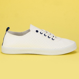 Kylie Avoimet sidotut lenkkarit valkoinen