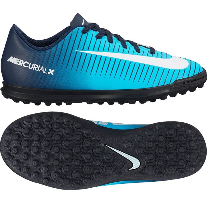 Nike Mercurial Vortex Iii jalkapallokenkä sininen