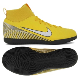 Sisäjalkineet Nike Mercurial SuperflyX 6 Club Neymar Ic Jr AO2891-710 monivärinen keltainen
