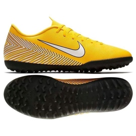 Nike Mercurial Vapor 12 Club Tf M AO3119-710 jalkapallokengät keltainen keltainen