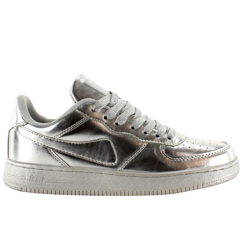 Urheilukengät hullut värit B731 Hopea harmaa