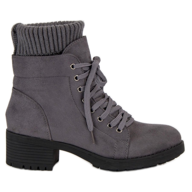 Seastar Harmaat saappaat nauhoitettuina