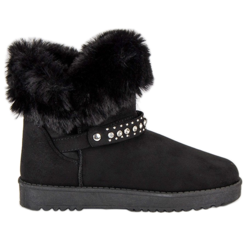 Seastar Mukluki turkisella musta