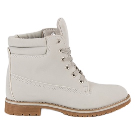 Klassiset naisten trapperit harmaa