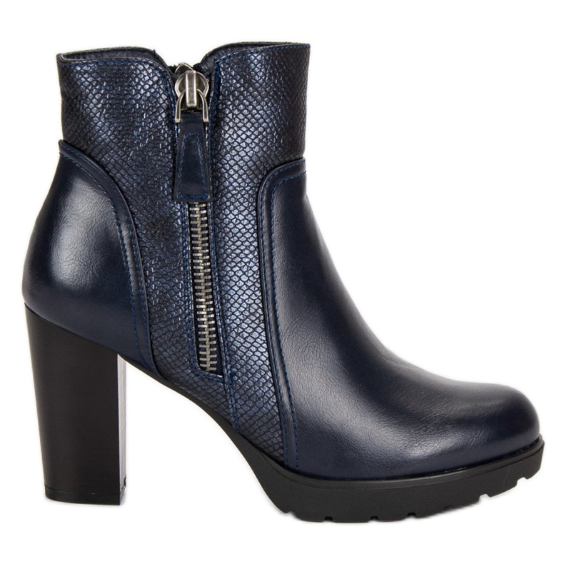 Filippo Tummansiniset saappaat tolppassa sininen