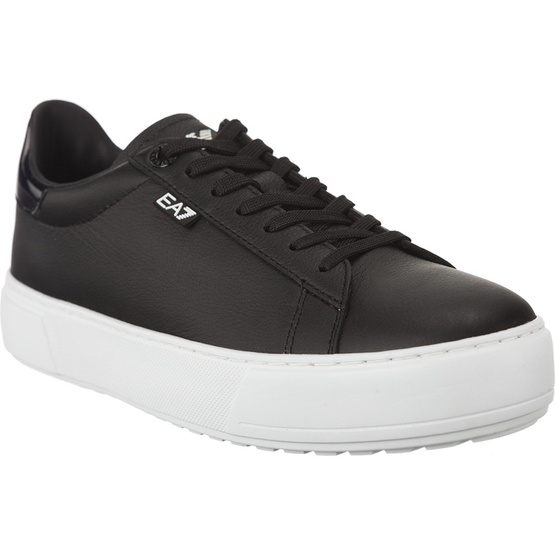 Ea7 Emporio Armani Unisex Pelle Sneaker 2480057A299 00020 musta
