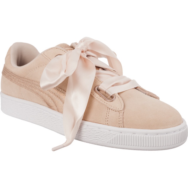 Puma Suede Heart Lunalux Wn S Cream Tan ruskea