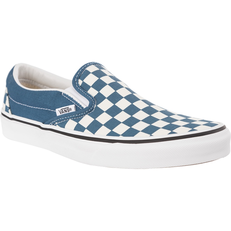 Vans Classic Slip U78 Checkerboard Corsair True White valkoinen sininen