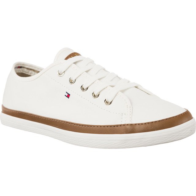 Tommy Hilfiger Ikoniikkinen Kesha Sneaker 121 Whisper White valkoinen