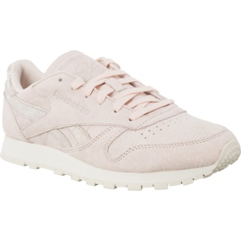 Reebok Cl Lthr hohtaa BS9865 violetti vaaleanpunainen