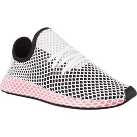 Adidas Deerupt Runner W valkoinen musta monivärinen vaaleanpunainen