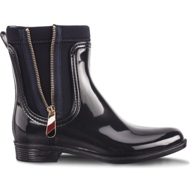 Tommy Hilfiger Materiaali Mix Rain Boots 403 Midnight sininen monivärinen tummansininen