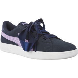 Puma Smash V2 Ribbon Sargasso Sea Purple Rose monivärinen tummansininen