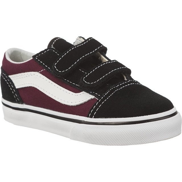 Vans Vanha Skool Q7J musta Og Burgundy monivärinen punainen