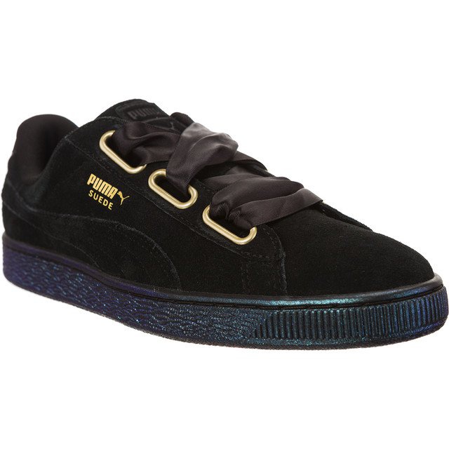 Puma Suede Heart Satin W 403 musta