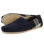 Toms Suede Plaid Mens Classic Alpargata 208 tummansininen