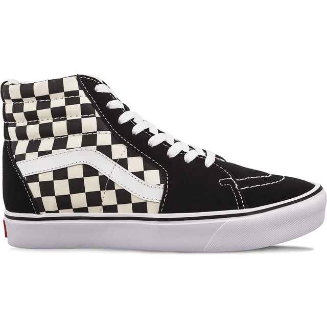 Vans Sk8 Hi Lite 5GX Checkerboard musta valkoinen monivärinen