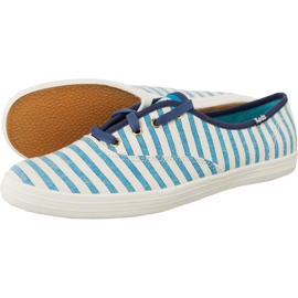 Keds Champion Cabana Stripe 564 valkoinen sininen tummansininen