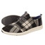 Toms Plaid Naisten Del Rey Sneaker 890 musta ruskea harmaa
