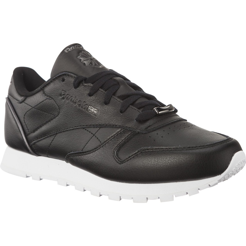Reebok Klassinen nahka Hw Black Silver Metallic White musta