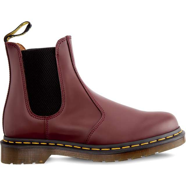 Dr. Martens 2976 Keltainen ommel Chelsea Boot Cherry Red punainen