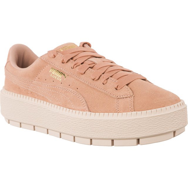 Puma Suede Platform Trace Peach beige Pearl vaaleanpunainen