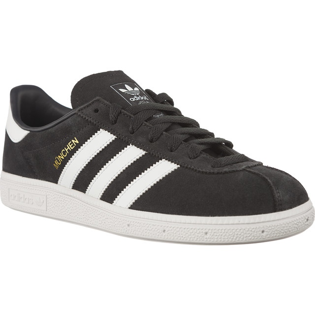 Adidas Munchen 322 Carbon FtwWht GoldMt valkoinen musta harmaa