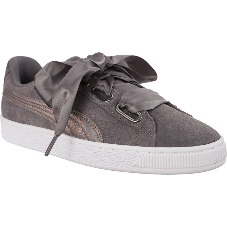 Puma Suede Heart Lunalux Wn S Savustettu Pearl valkoinen harmaa