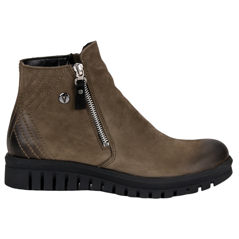 Matalat saappaat VINCEZA -vetoketjulla vihreä