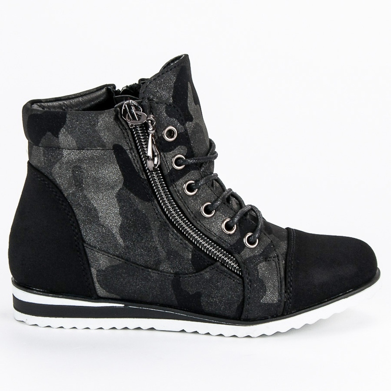 Vinceza Eristetyt Moro-tennarit musta