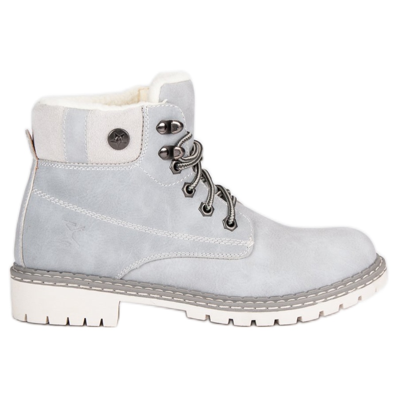 Filippo Harmaat saappaat lampaannahkaisella turkilla