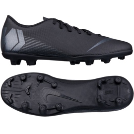 Nike Mercurial Vapor 12 Club M AH7378-001 jalkapallokengät musta musta