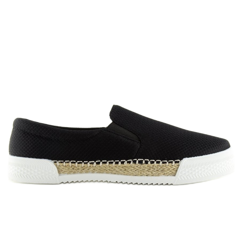 Slip-on mustat tennarit 15691A musta