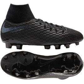 Nike Hypervenom Phantom 3 Academy Df Fg Jr AH7287-001 jalkapallokengät musta musta