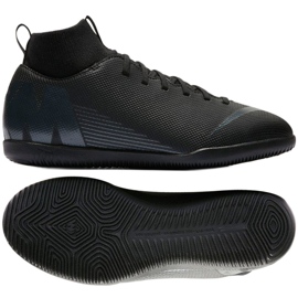 Nike Mercurial Superflyx 6 Club Jr musta