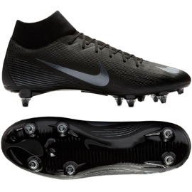 Nike Mercurial Superfly 6 Academy Sg Pro M AH7364-001 jalkapallokengät musta musta