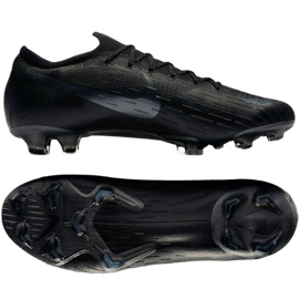 Nike Mercurial Vapor 12 Elite Fg M AH7380-001 jalkapallokengät musta musta