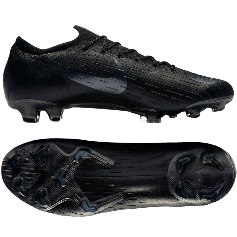 Nike Mercurial Vapor 12 Elite Fg M AH7380-001 jalkapallokengät musta musta